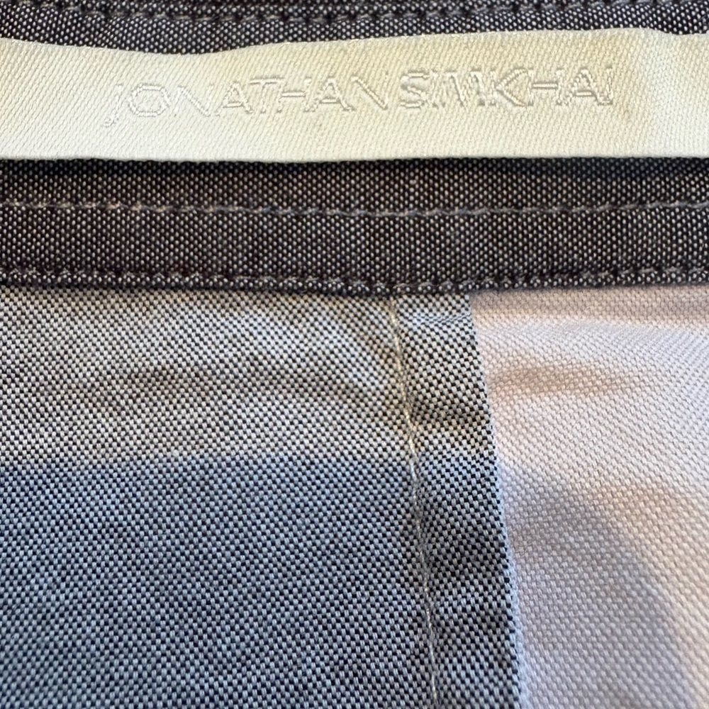 Jonathan Simkhai EUC pieced color block button up top - Picture 6 of 9